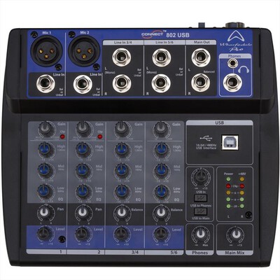 WHARFEDALE - Connect 802 USB (Mixer)
