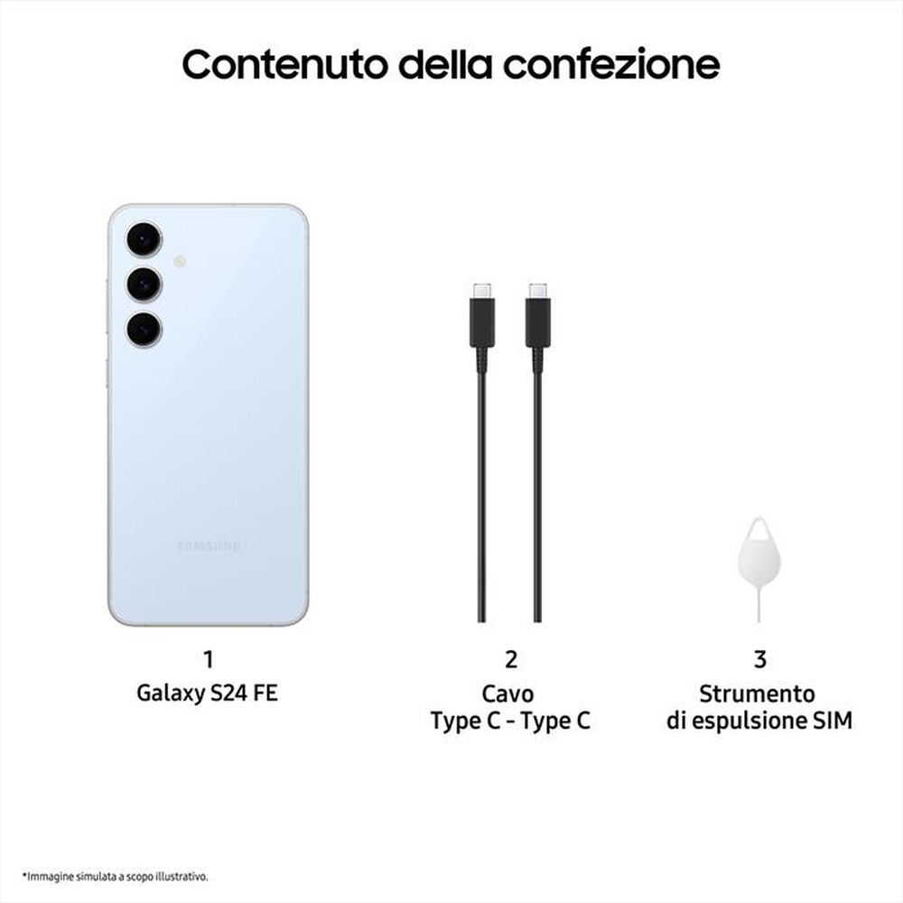 Immagine del prodotto SAMSUNG - Smartphone Galaxy S24 FE 128GB-Blue