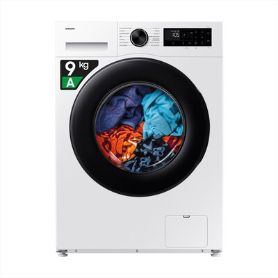 SAMSUNG - Lavatrice WW90DG5G34AEET 9 Kg Classe A-bianca con obl&ograve; e display nero