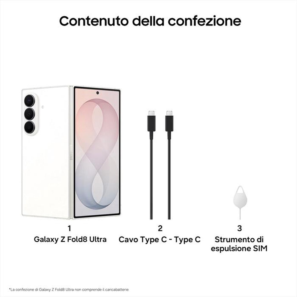 Immagine del prodotto SAMSUNG - Galaxy Z Fold8 Ultra 12+256GB-Cream