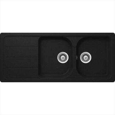SCHOCK - Lavello lneare FORMHAUS D200 2 vasche-Antracite