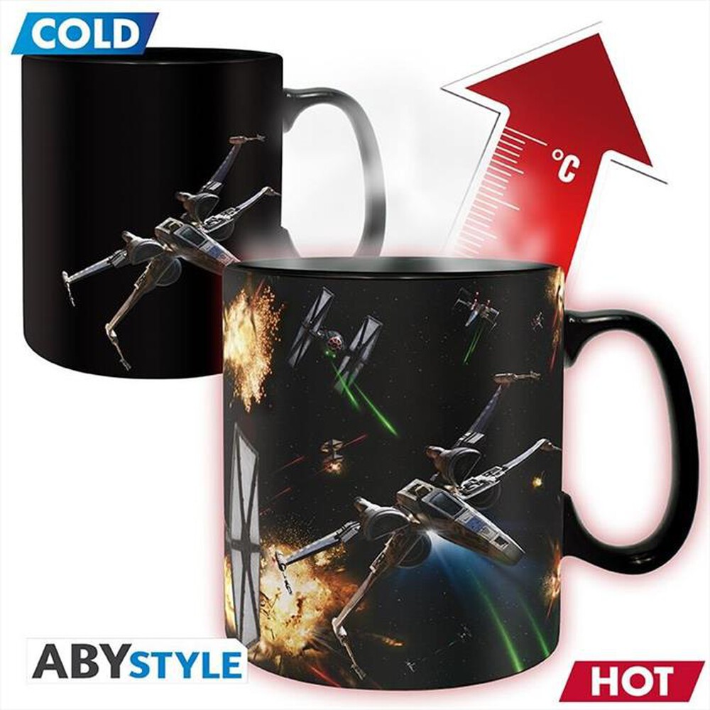 "ABYSSE - STAR WARS - MUG TERMOSENSIB - 460 ML - SPACE BATTL-Multicolore"