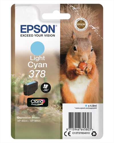 EPSON - C13T37854020-Ciano chiaro