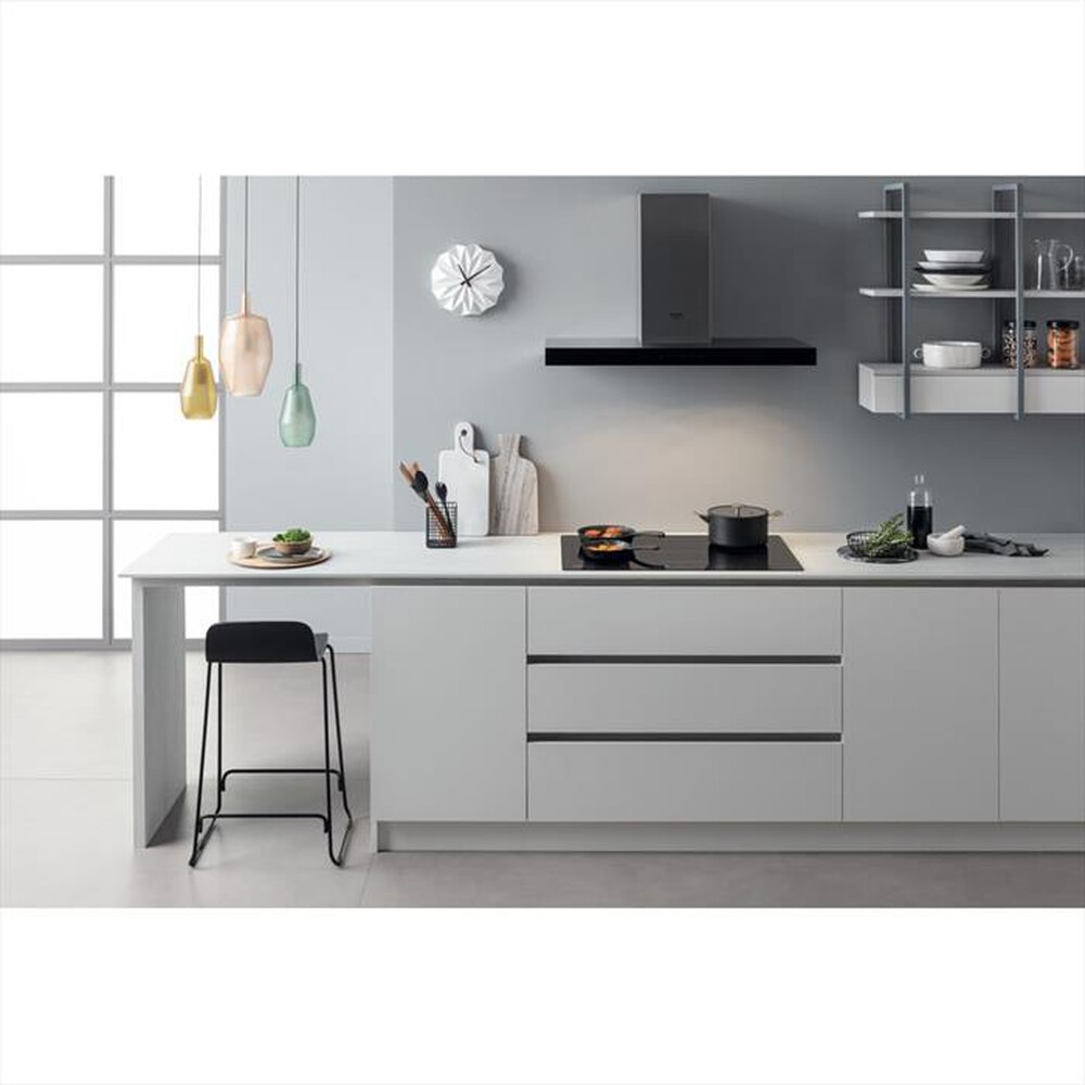 "HOTPOINT ARISTON - Piano induzione HS 1677C NE 77 cm-Nero"