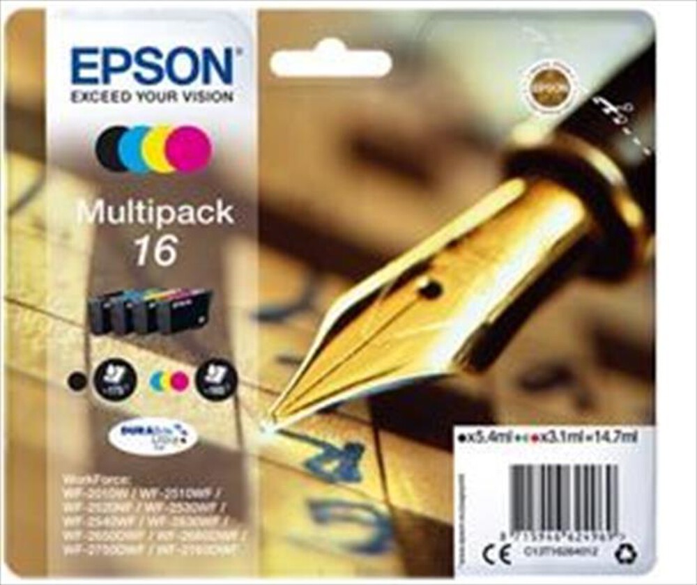 Immagine del prodotto EPSON - C13T16264012-Nero, Ciano, Magenta, Giallo