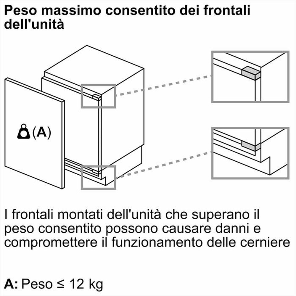 Immagine del prodotto BOSCH - Frigorifero Sottopiano KUR21VFE0 Classe E-Bianco