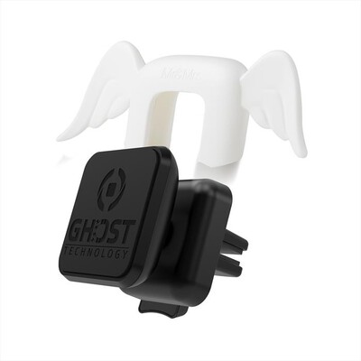 CELLY - GHOSTPLUSANGEL UNIVERSAL MAGNETIC HOLDER ANGEL-Nero-Bianco/Plastica