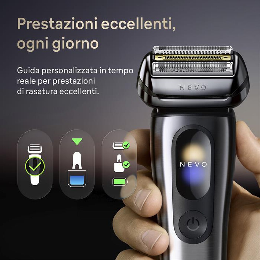 Immagine del prodotto BRAUN - Rasoio SHAVER NEVO 11000C-ARGENTO