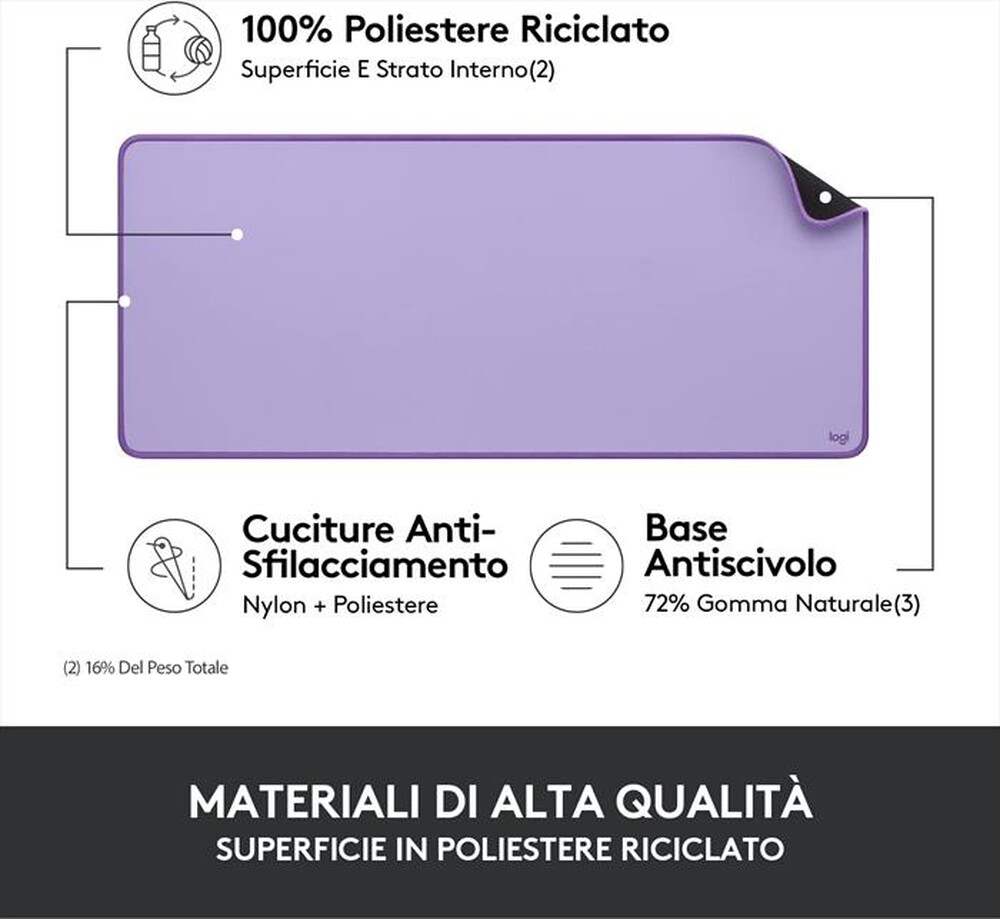 "LOGITECH - Desk Mat-Viola"
