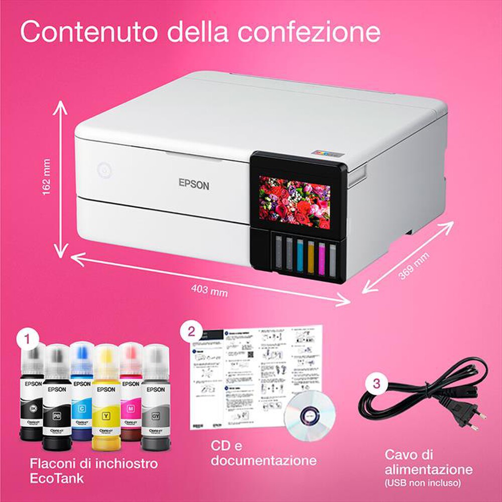Immagine del prodotto EPSON - Stampante ECOTANK ET-8550