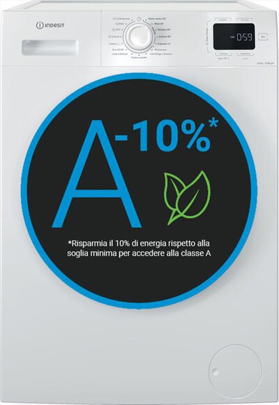 INDESIT - Lavatrice IM 1072 MY TIME IT 10 Kg Classe A