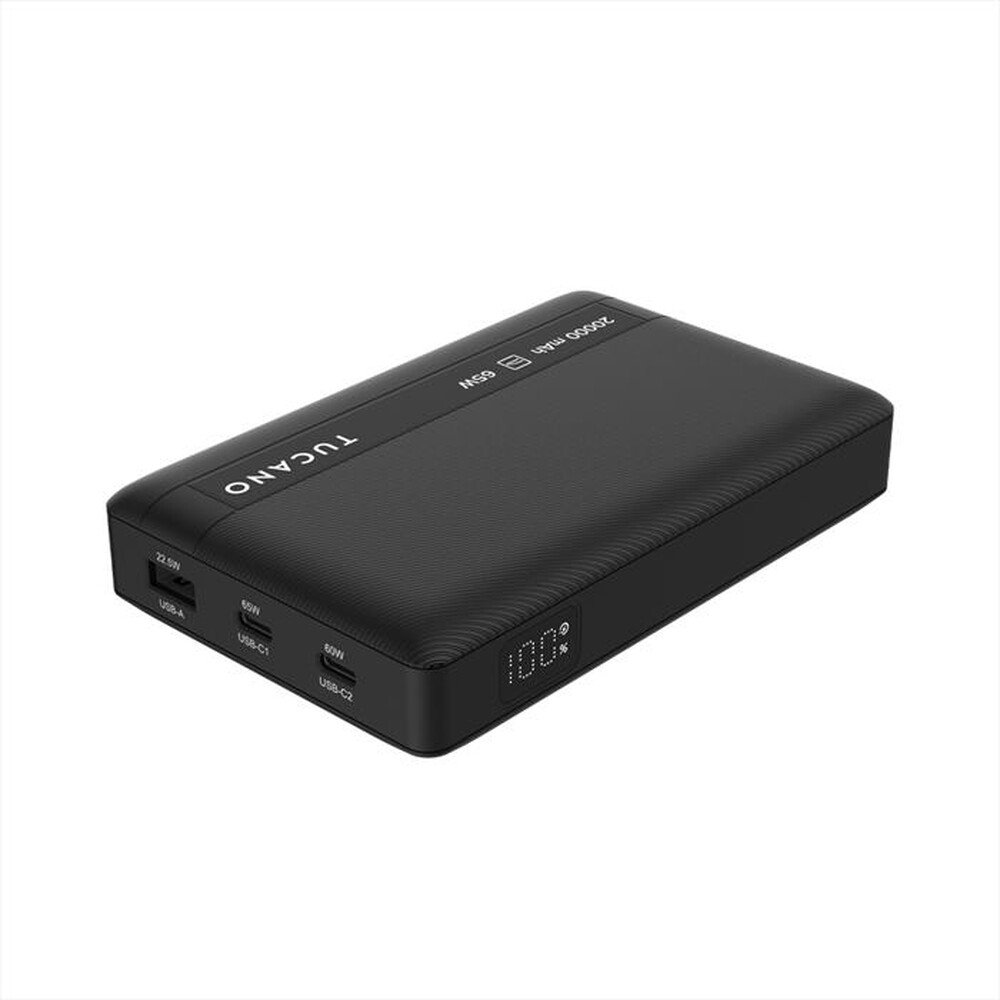 "TUCANO - POWER BANK-NERO"