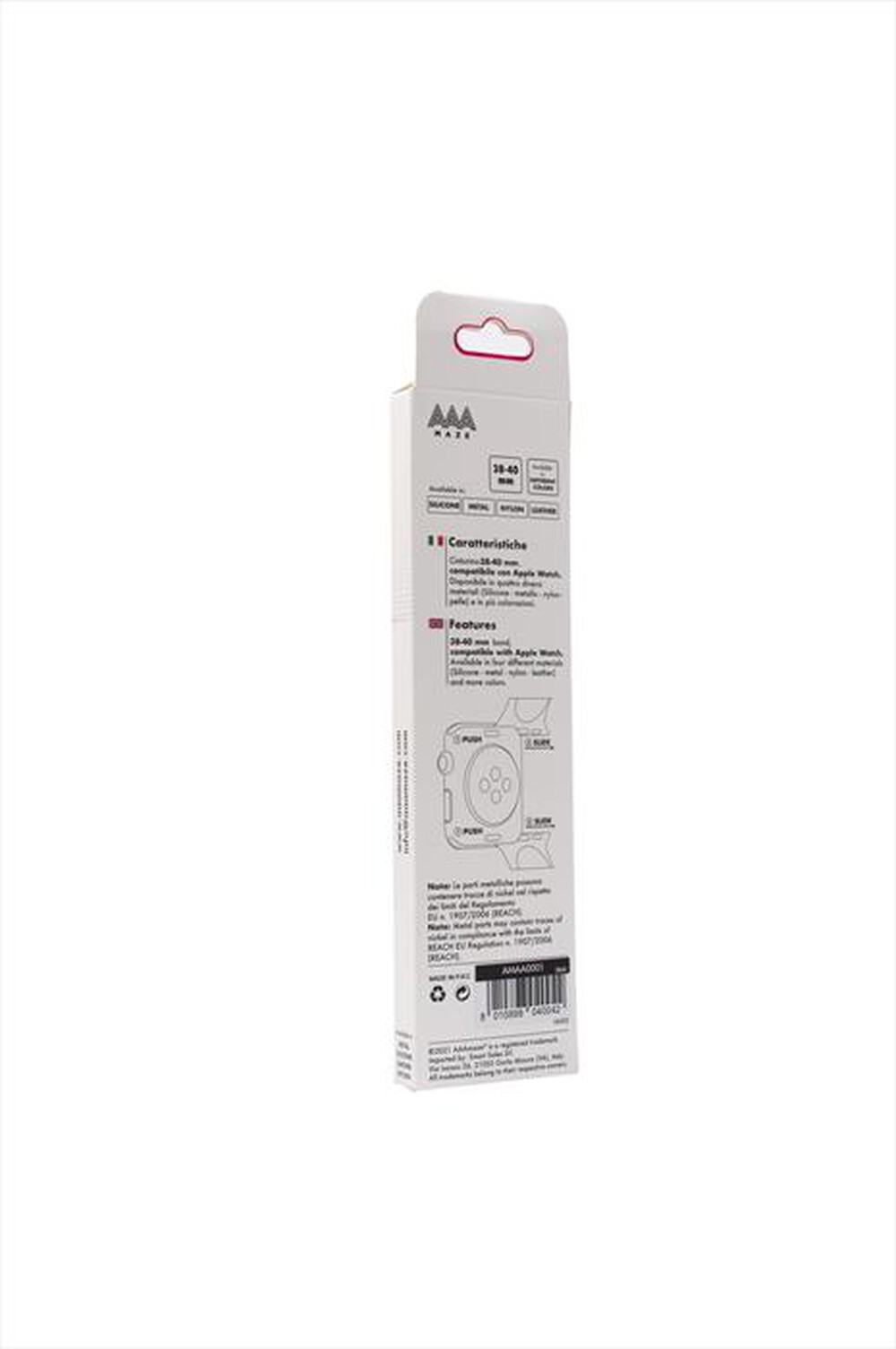 "AAAMAZE - CINTUR.APP.SIL.38/40-Red"