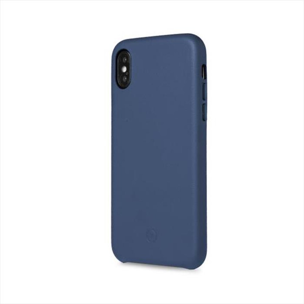 "CELLY - COVER IPH XS MAX-Blu/Similpelle"