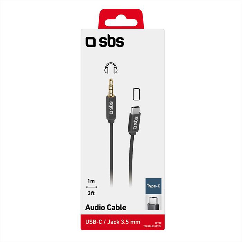 "SBS - TECABLE35TYCK-Nero"