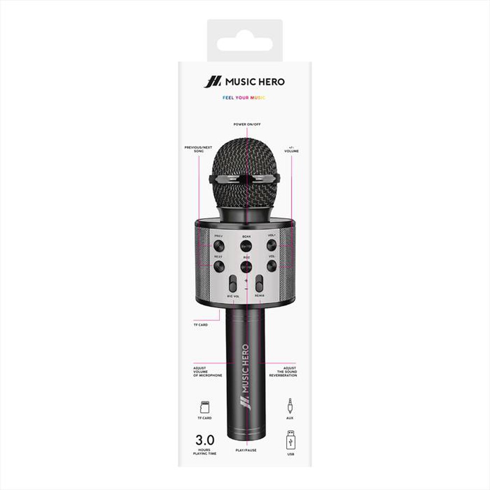 Immagine del prodotto SBS - Microfono per Karaoke wireless MHMICBTK