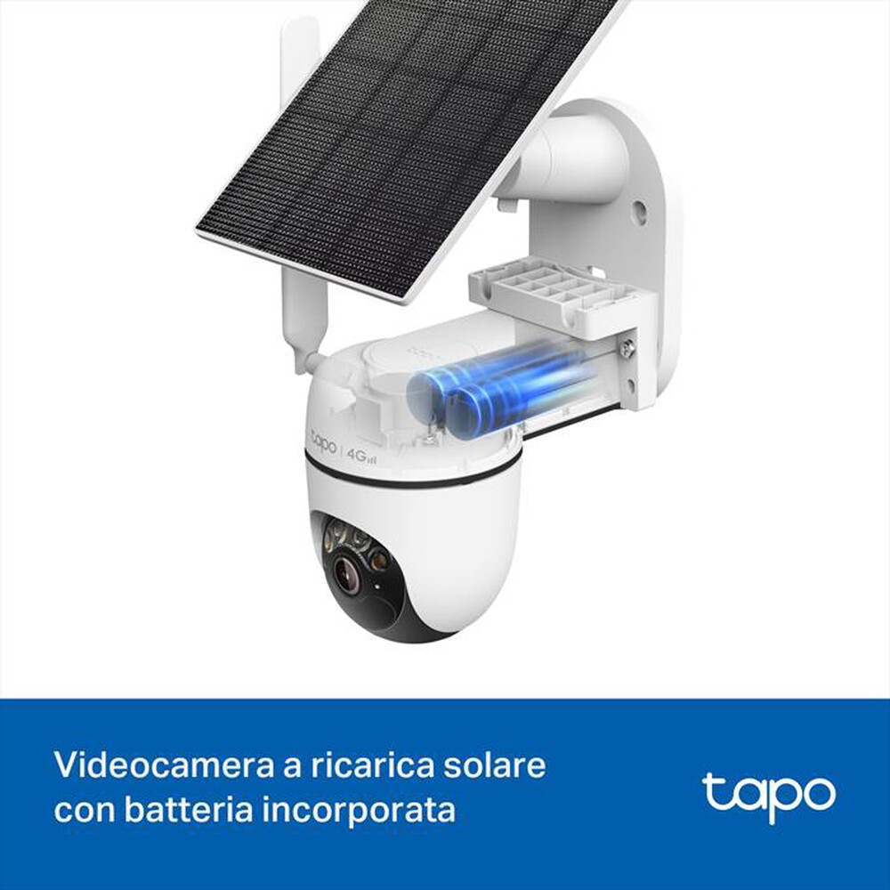 Immagine del prodotto TP-LINK - Telecamera di sorveglianza SOLAR-POWERED PAN/TILT-Bianco