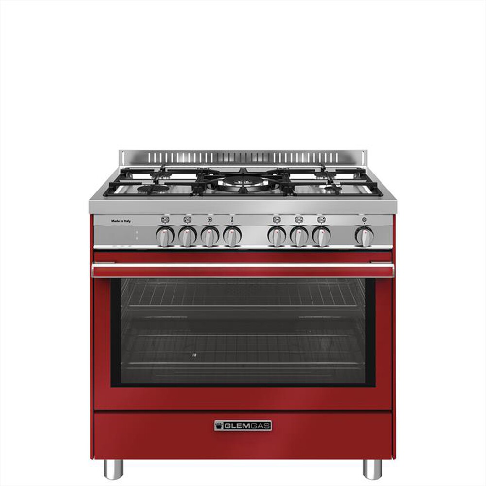 Immagine del prodotto GLEM GAS - Cucina elettrica ST965MRS Classe A+-Rosso Pomodoro