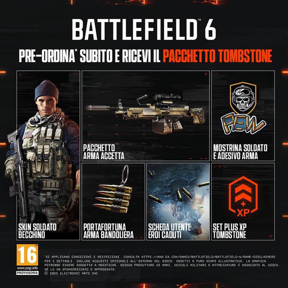 Immagine del prodotto ELECTRONIC ARTS - BATTLEFIELD 6 PS5