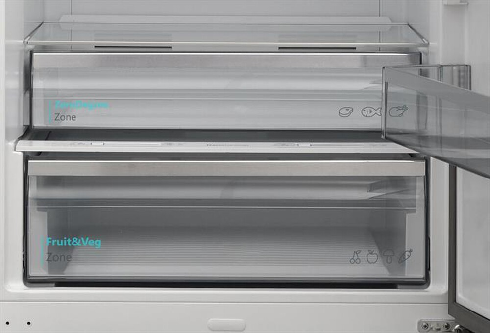 "SHARP - Frigorifero combinato SJ-BA34IMWGE Classe E 481 lt-Vetro Bianco"