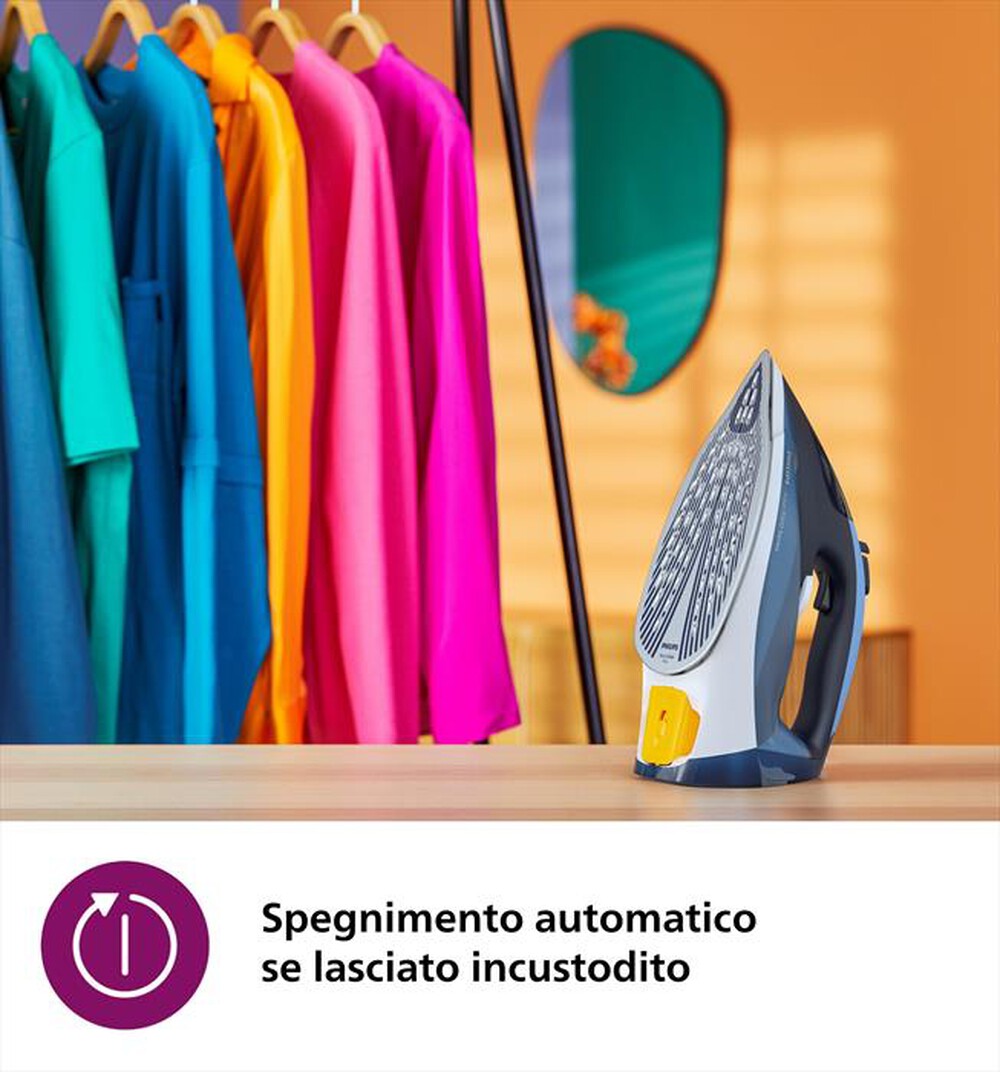 "PHILIPS - Ferro da stiro vapore AZUR SERIES 7000 DST7020/20-Blue"