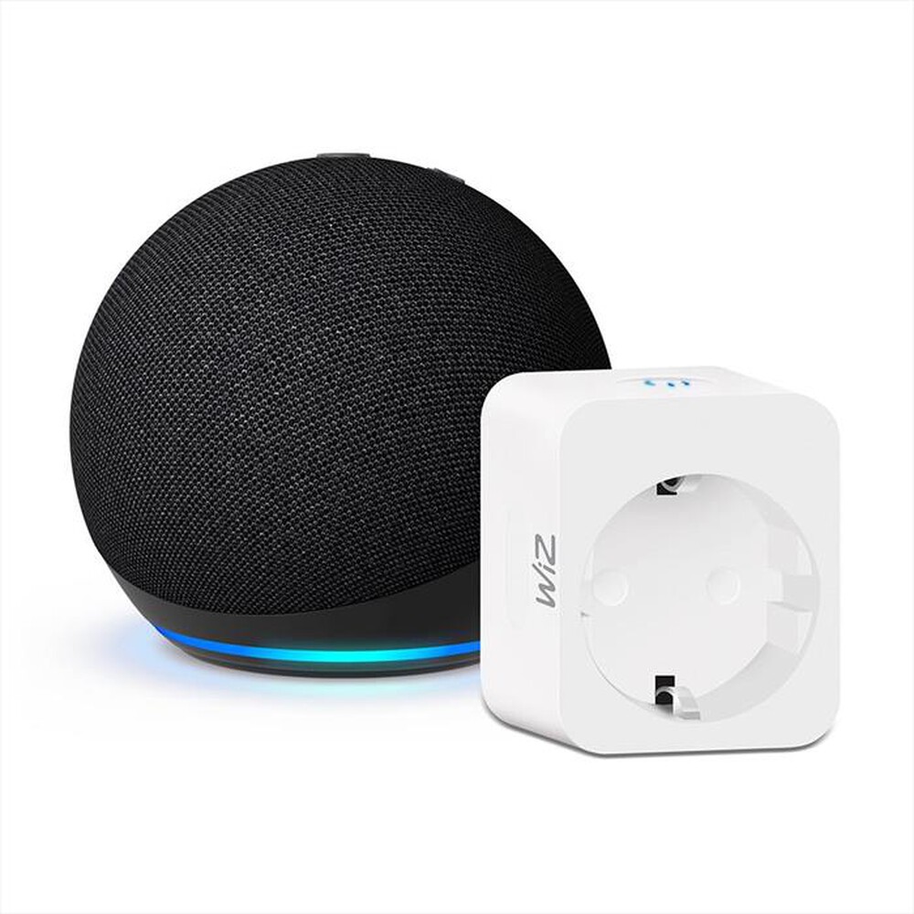 "AMAZON - Speaker ECHO DOT 5 + SMART PLUG-Black"