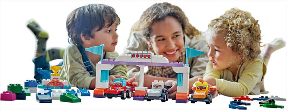 Immagine del prodotto LEGO - DUPLO Town Auto da corsa e piloti Team F1® 10445
