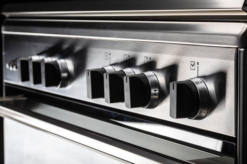 "GLEM GAS - Cucina a gas U865MI6 Classe A-INOX"