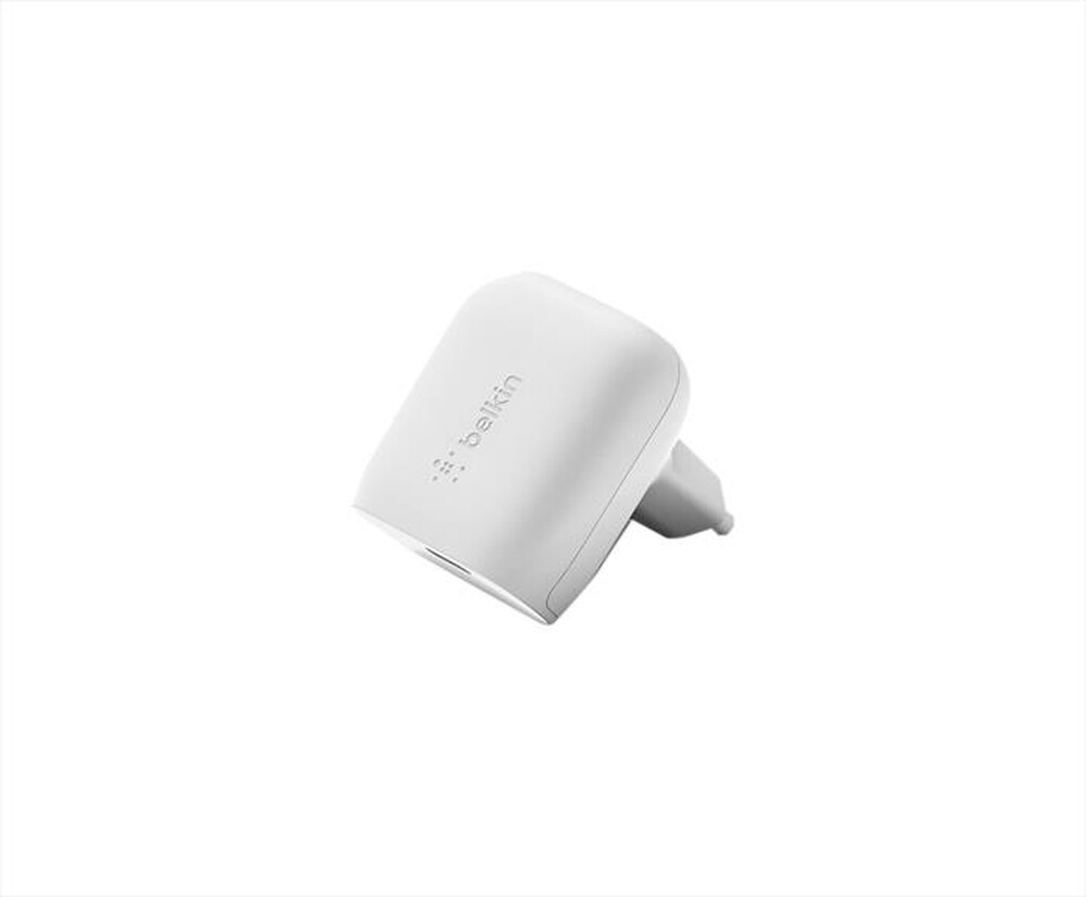 "BELKIN - CARICABATTERIE 20W CON PORTA USB-C - BIANCO-bianco"