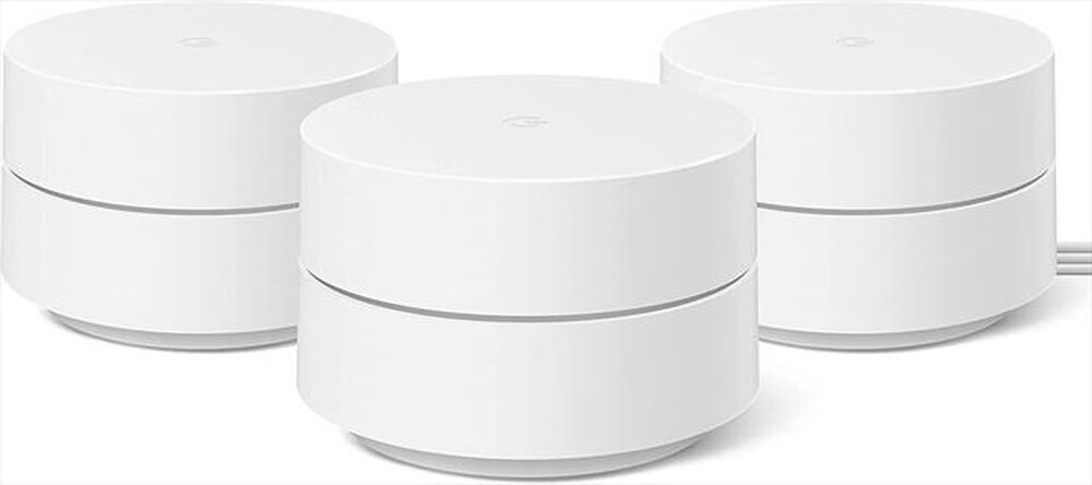 "GOOGLE - GOOGLE WIFI (CONFEZIONE DA 3)-White"