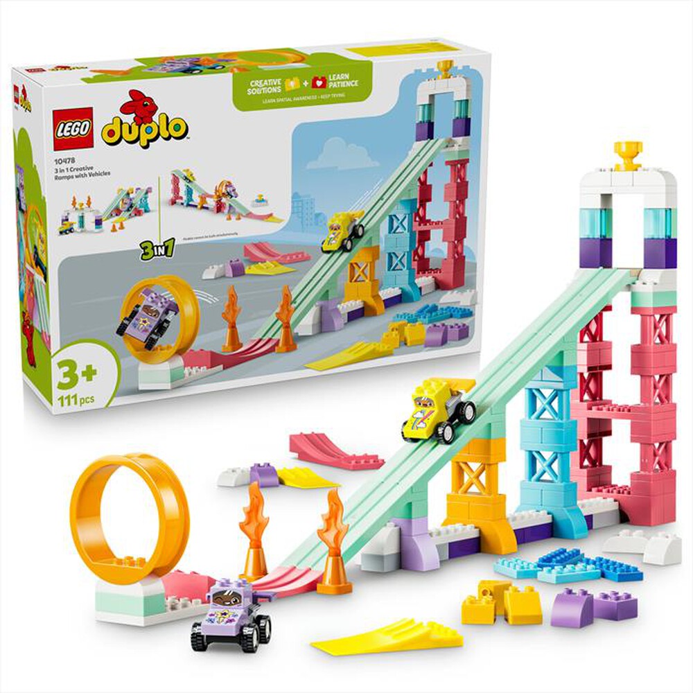 Immagine del prodotto LEGO - DUPLO Rampe creative 3 in 1 con veicoli - 10478