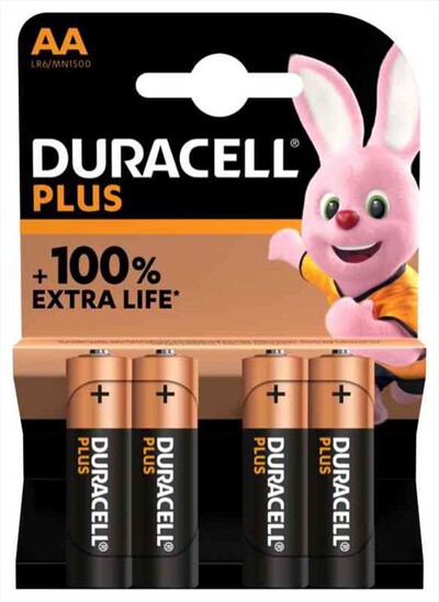 DURACELL - DURACELL PLUS 100 STILO 4 PEZZI BLISTER MN1500