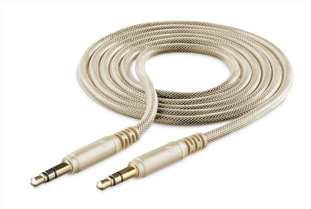 "CELLULARLINE - LAAUXMUSICH Cavo AUX-Aux Music Cable-iPhone/iPad-Oro"