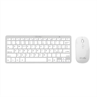 CELLY - SWKEYBMOUSESV - KEYBOARD+MOUSE BT DONGLE-Argento