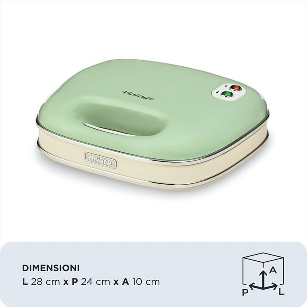 Immagine del prodotto ARIETE - Sandwich Maker Vintage - 1963-Verde
