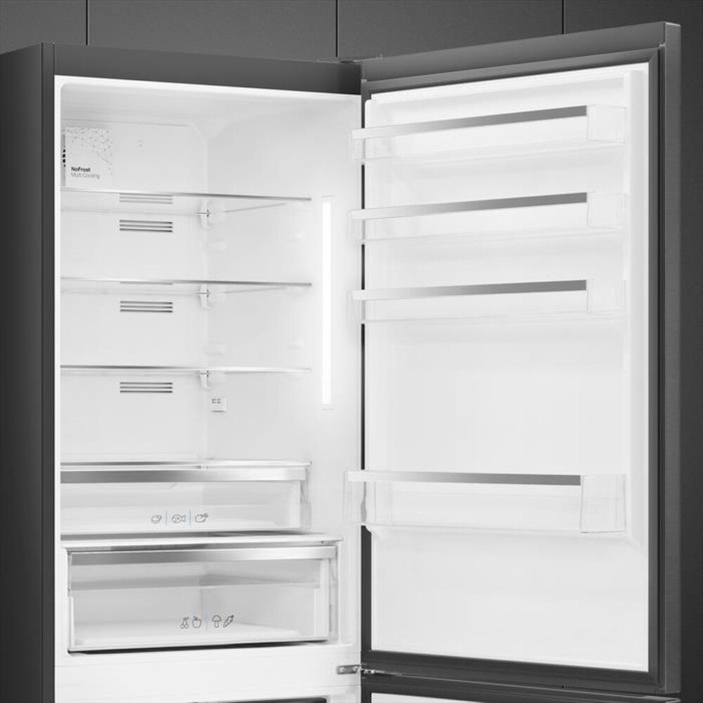 Immagine del prodotto SMEG - Frigorifero combinato FC48KDND Classe D 481 lt-Dark inox