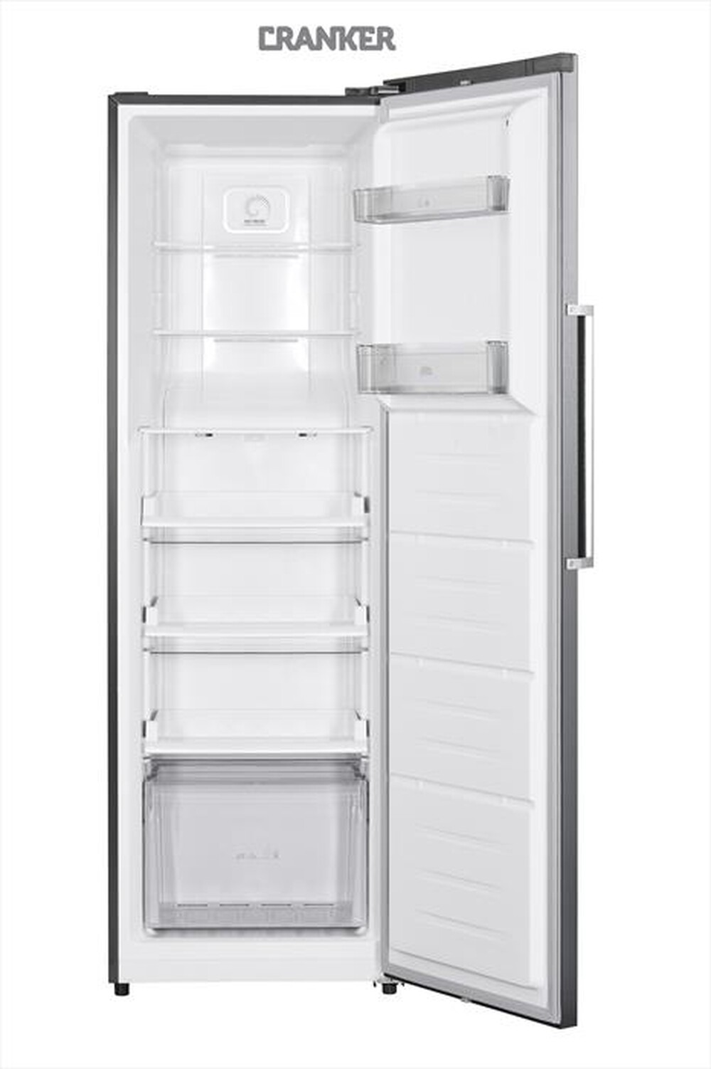 "CRANKER - Congelatore verticale CRCV380NFX Classe E-Inox"