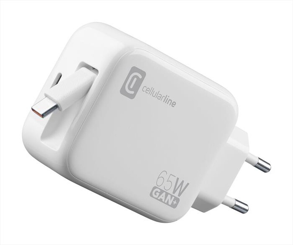 Immagine del prodotto CELLULARLINE - RETRACTABLE POWER 65W-Bianco