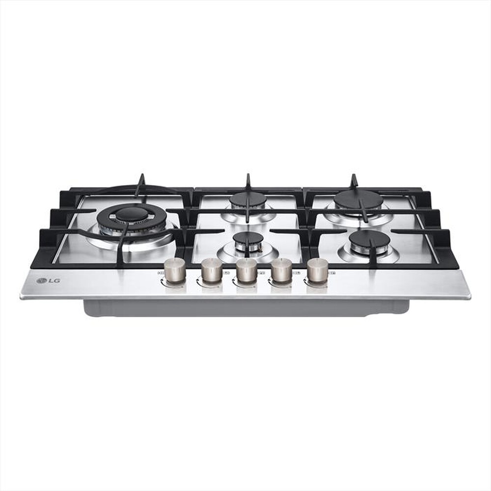 "LG - Piano cottura a gas CBGZ3016S 75 cm-Inox"