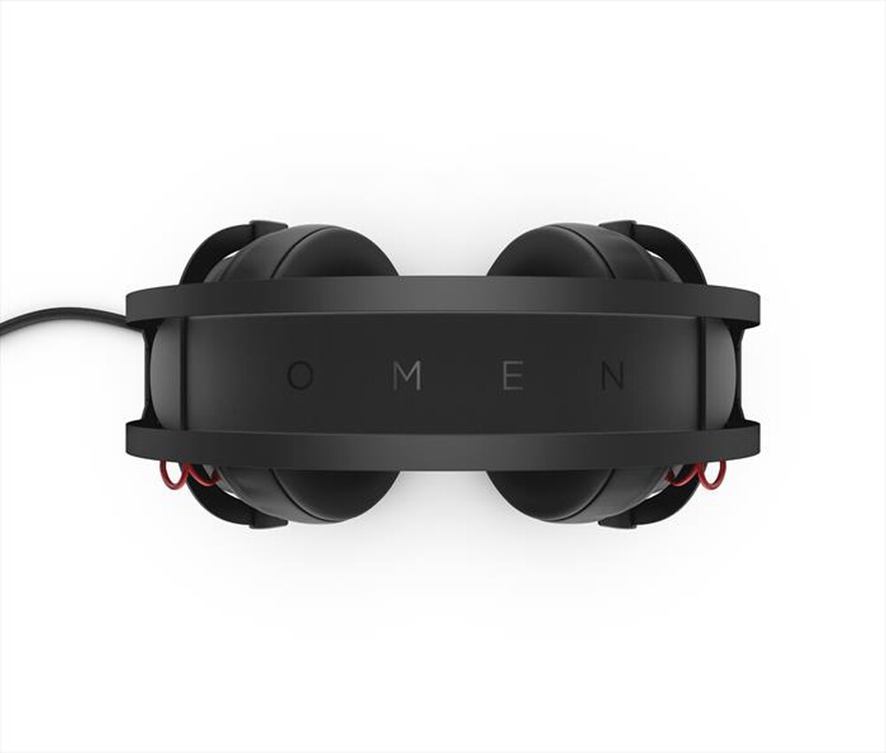"HP - OMEN BY HP HEADSET 800-Nera, finiture rosse"