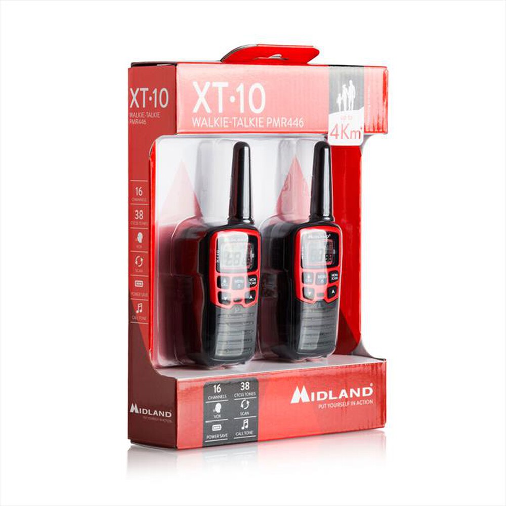 Immagine del prodotto MIDLAND - XT-10-Nero/Rosso
