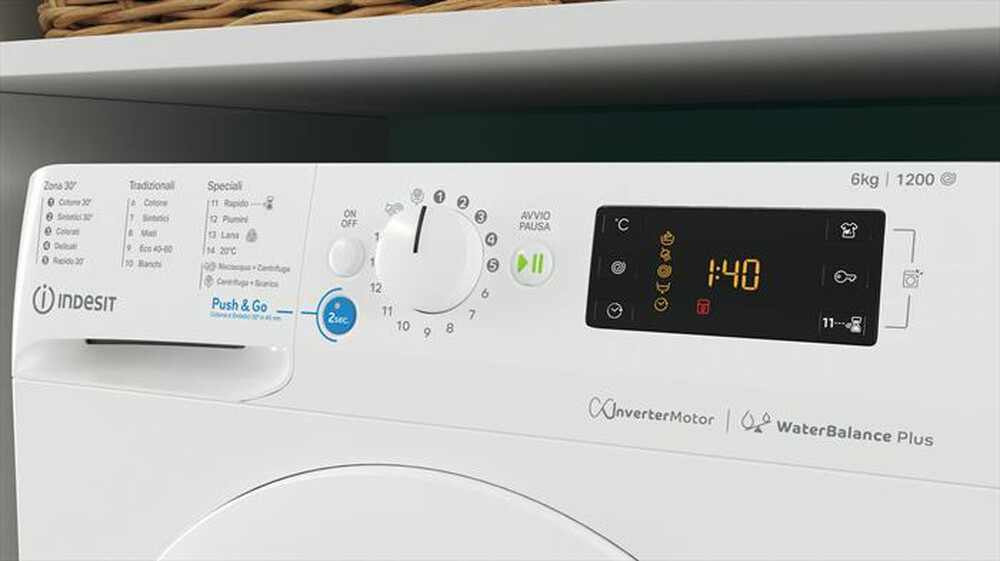 "INDESIT - Lavatrice INNEX BWSE 61294 W IT 6 Kg Classe C-Bianco"