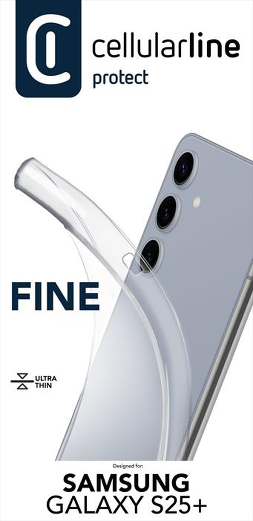 Immagine del prodotto CELLULARLINE - Cover FINE per Galaxy S25+-Trasparente