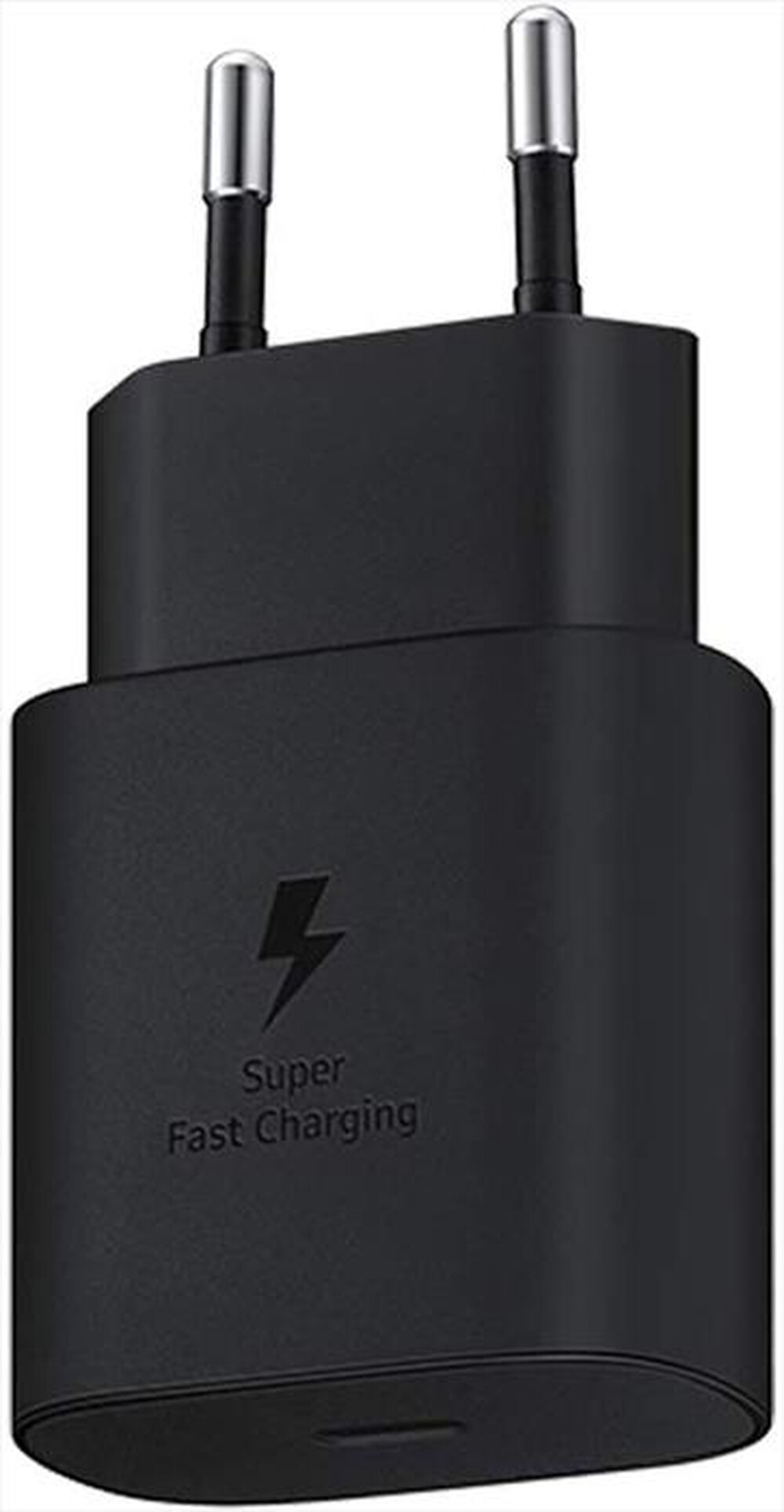 "SAMSUNG - TRAVEL ADAPTER 25W (W/O CABLE)-Nero"