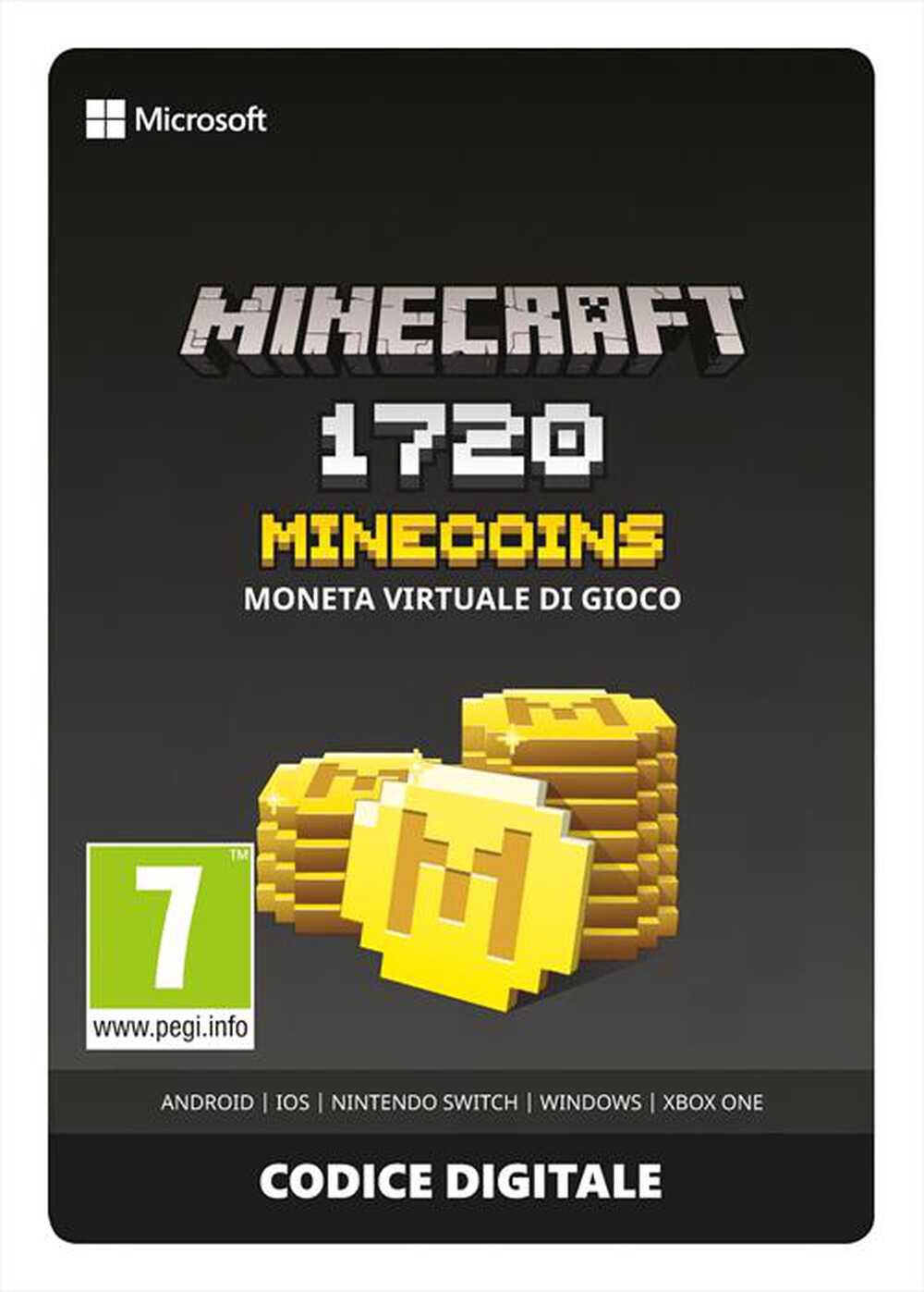 "MICROSOFT - Minecraft 1720 MineCoins - ESD"