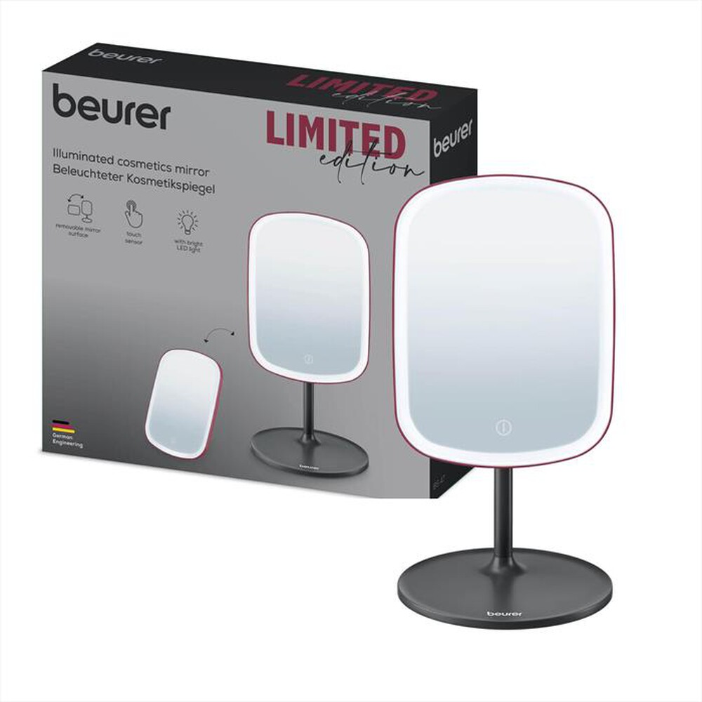 Immagine del prodotto BEURER - Specchio cosmetico BS 47 LIMITED EDITION 2025-Nero e bordeaux