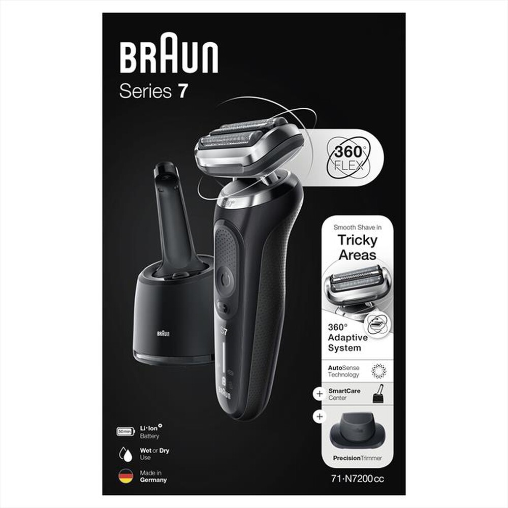 "BRAUN - SERIES 7 71-N7200CC-NERO"