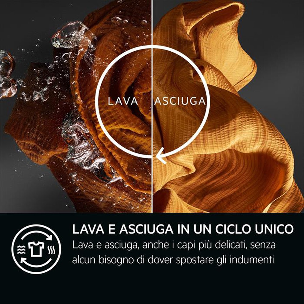 "AEG - Lavasciuga LWR9C16BAY 10/6 Kg Classe A/BY-Bianco"