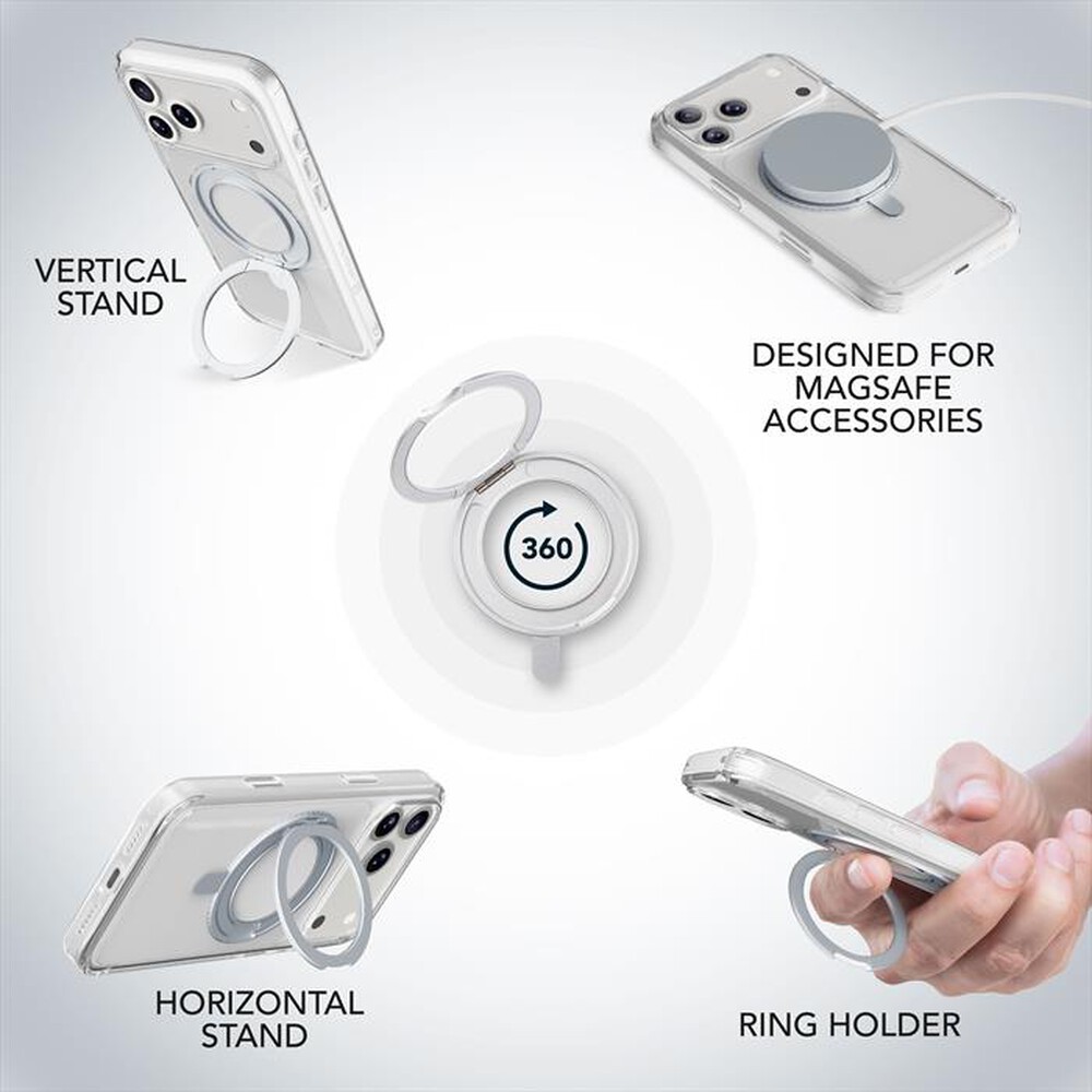 Immagine del prodotto CELLULARLINE - Cover SPIN MAG per iPhone 18 Pro-Trasparente