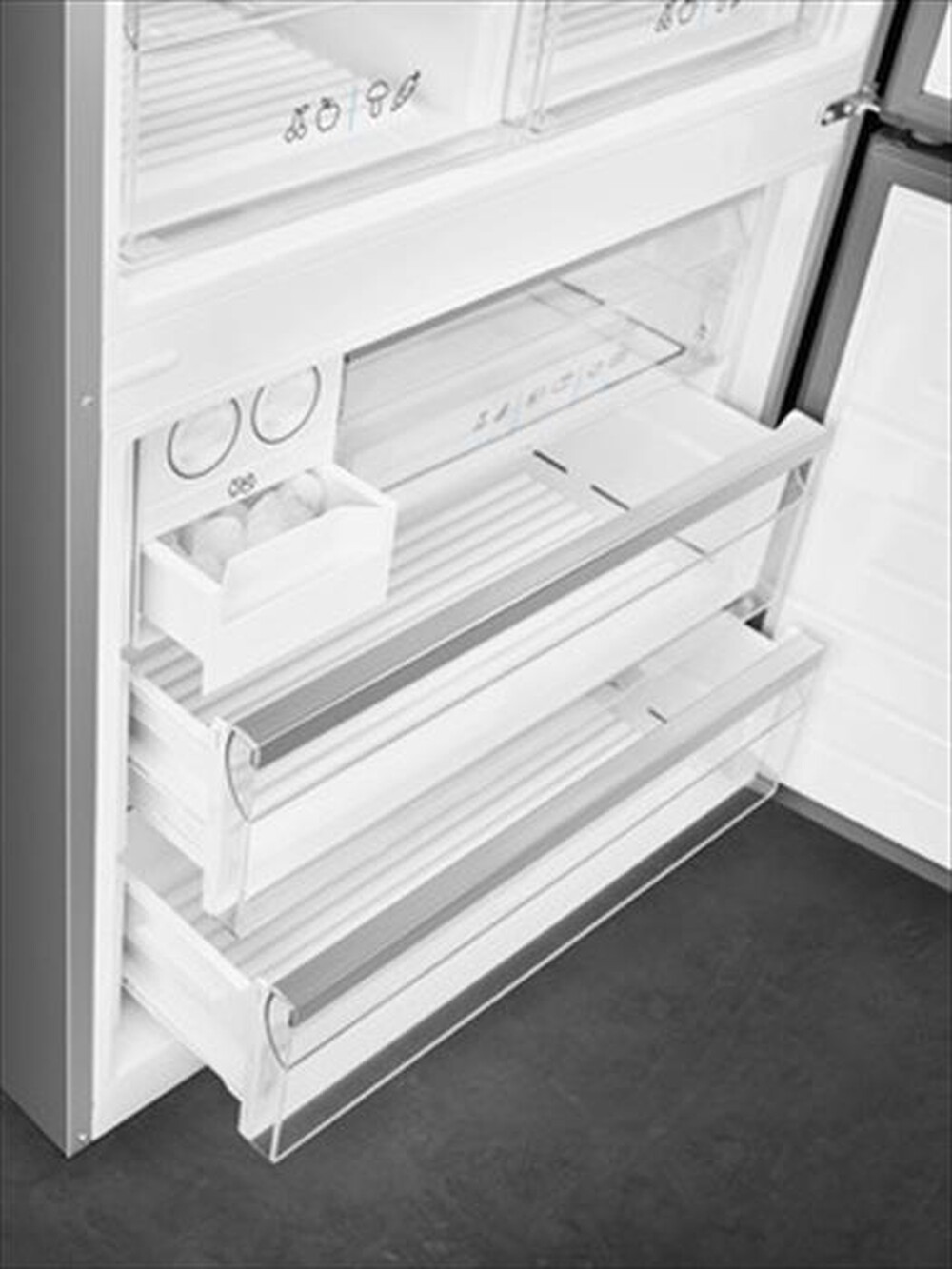 "SMEG - Frigorifero combinato FC84EN4HX Classe E 620lt"